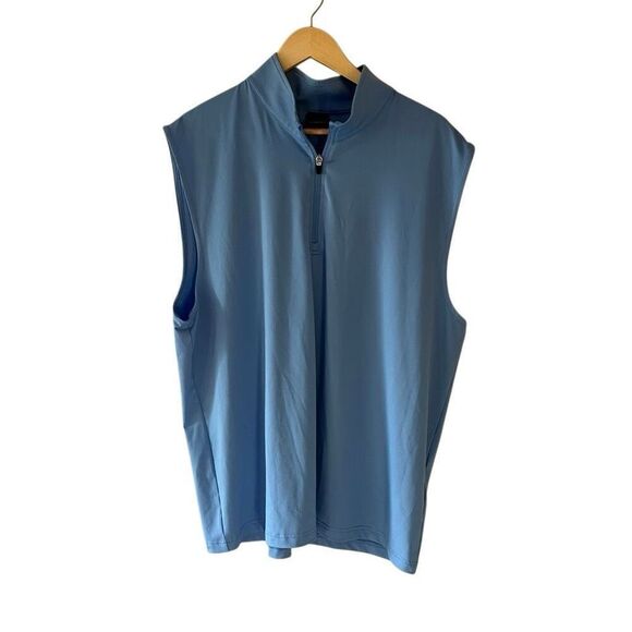 Dunning Men’s lightweight Golf vest quarter zip size XXL golfing athliesure  act - Picture 1 of 6